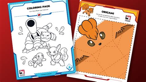 Pokémon Activity Sheets for Kids—Puzzles, Mazes, Coloring .
